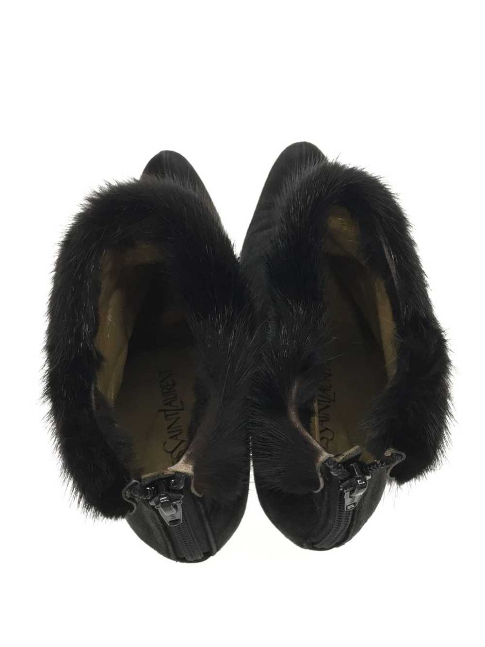 Yves Saint Laurent Boots/35.5/Blk/Suede Shoes Bb3… - image 4