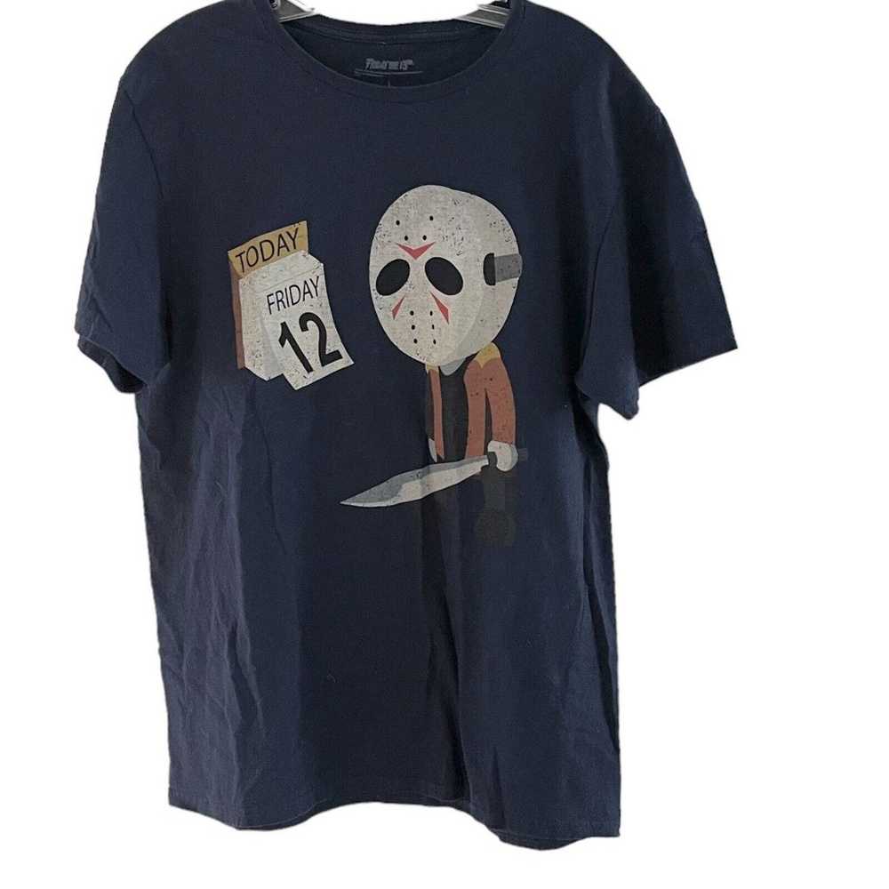 Friday the 13th Movie Large Men Graphic Tee Shirt… - image 1