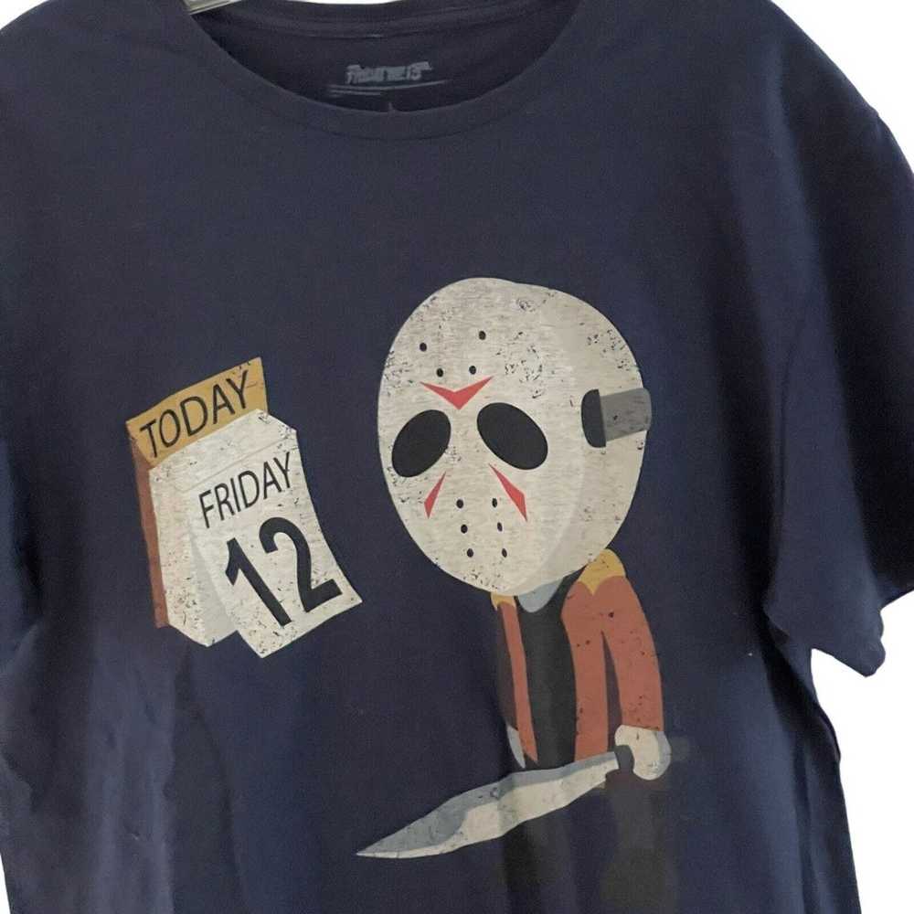 Friday the 13th Movie Large Men Graphic Tee Shirt… - image 2