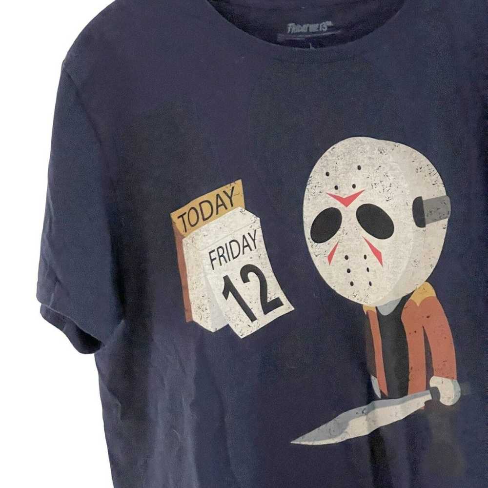 Friday the 13th Movie Large Men Graphic Tee Shirt… - image 4