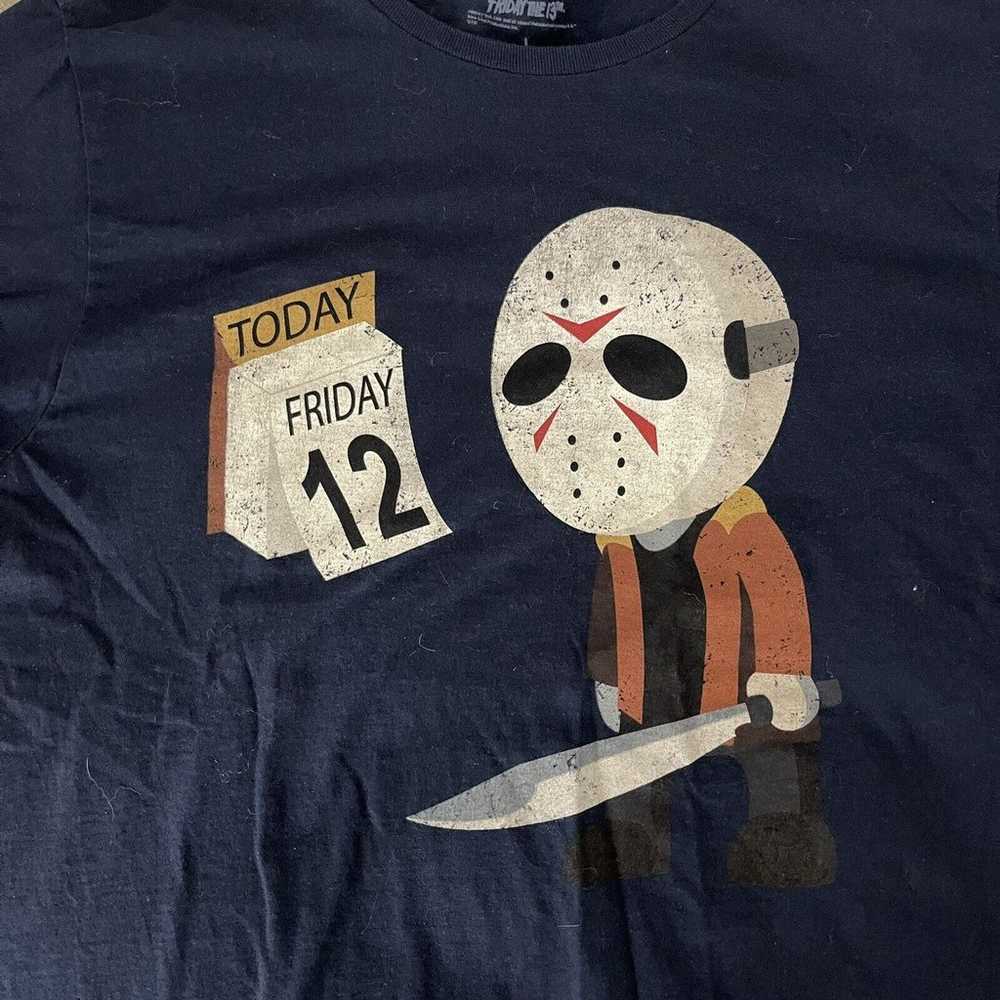 Friday the 13th Movie Large Men Graphic Tee Shirt… - image 8