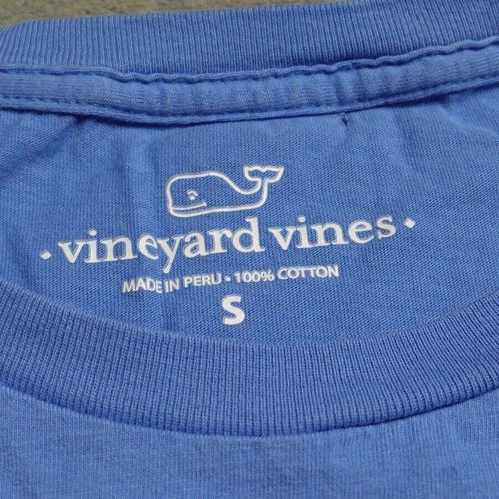 ﻿Vineyard Vines Shirt Men's Small Blue Short Slee… - image 3