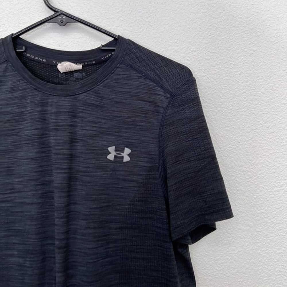 Under Armour short sleeve mens gray athletic crew… - image 4