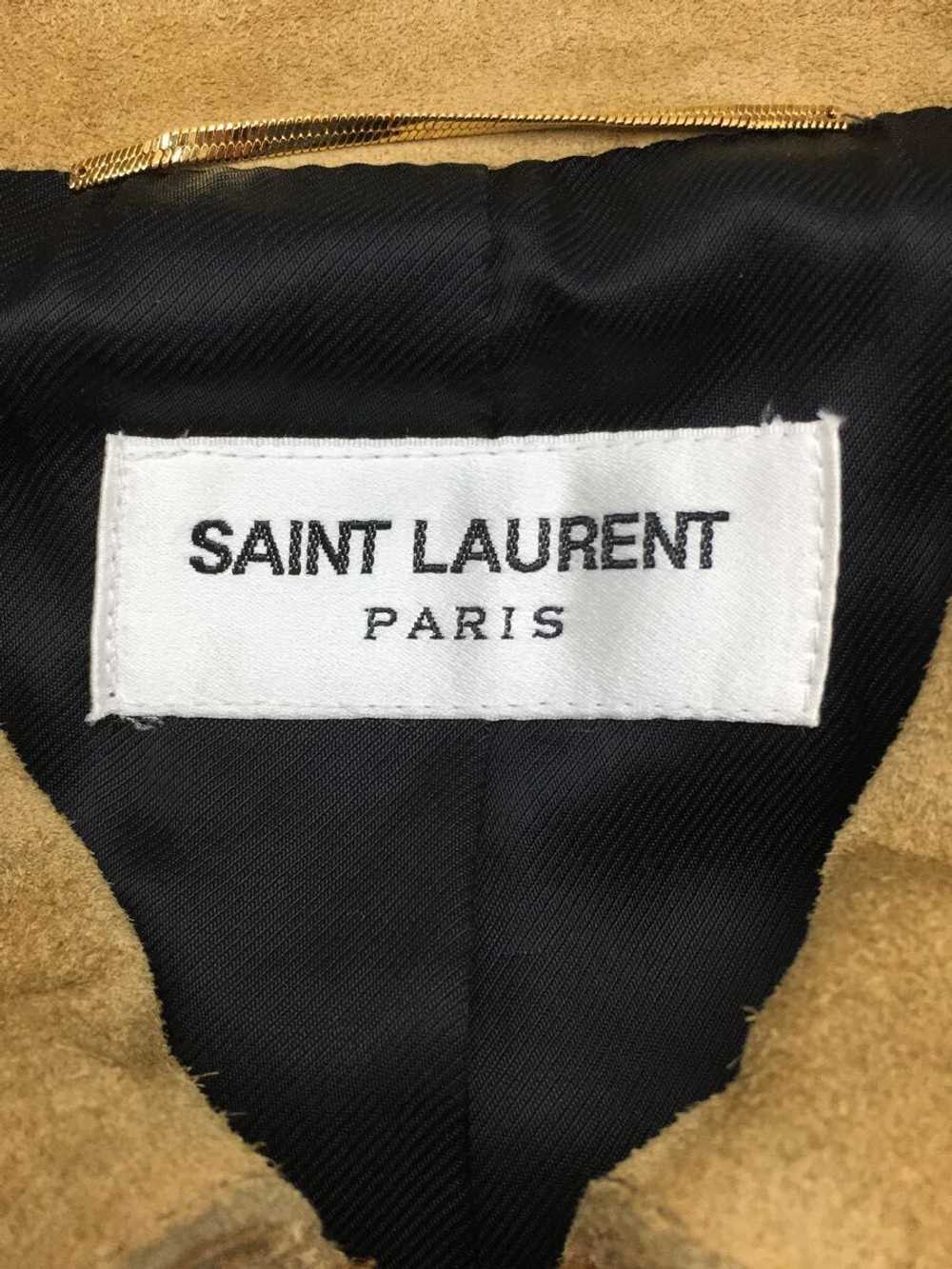 Used Saint Laurent Leather Jacket Blouson/38/Sued… - image 3