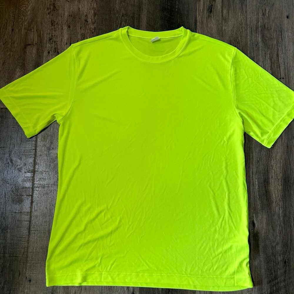 5 Safety yellow short sleeve shirts - image 2