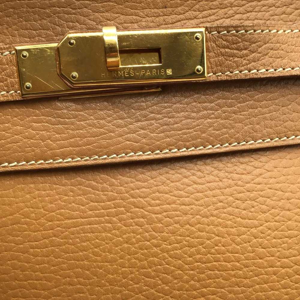 Hermès Kelly 35 leather handbag - image 8