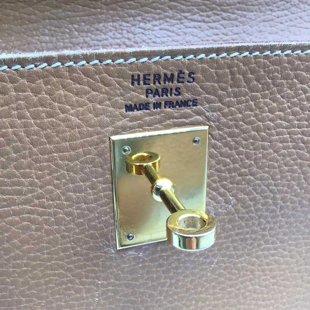 Hermès Kelly 35 leather handbag - image 9