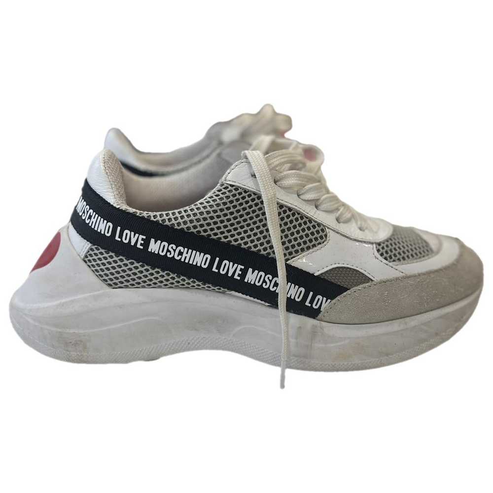 Moschino Love Leather trainers