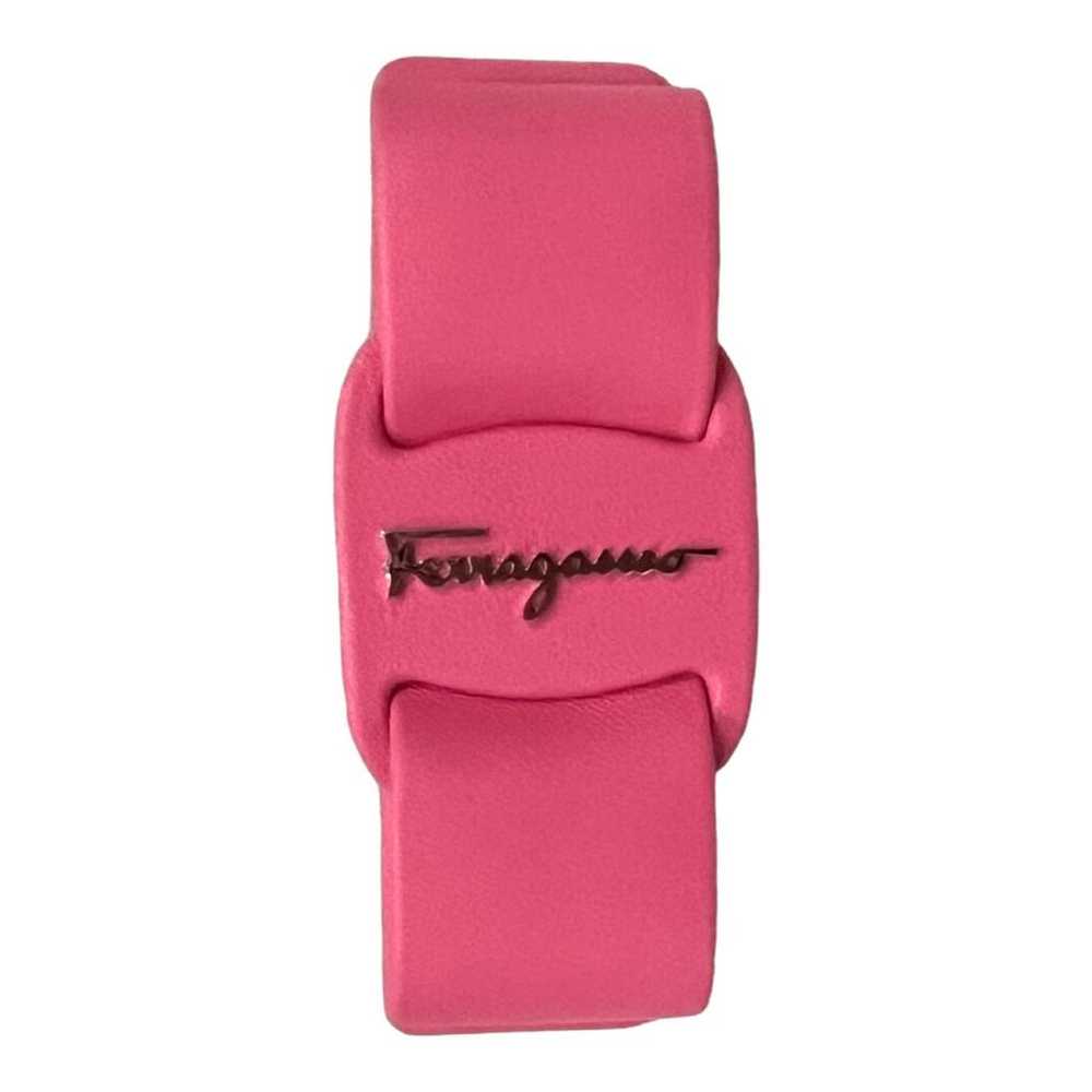 Salvatore Ferragamo Leather hair accessory - image 2