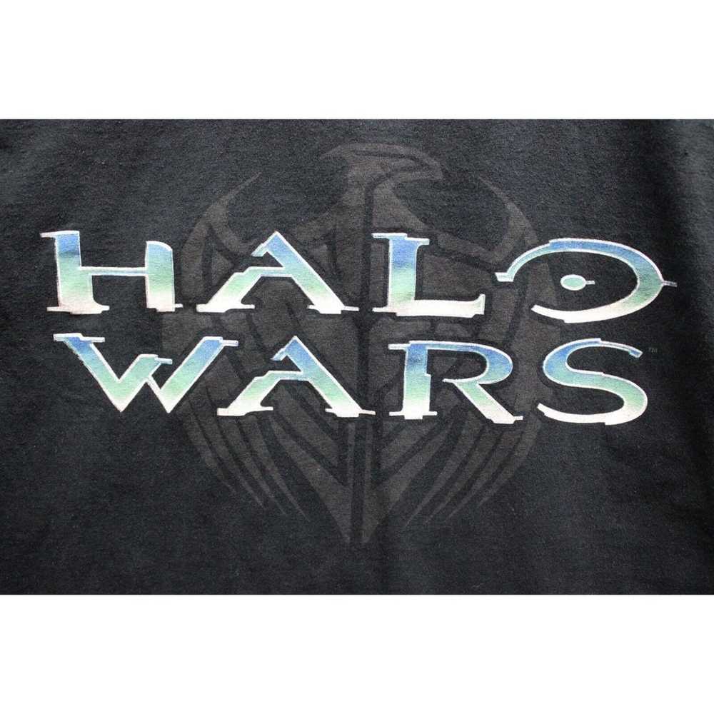 Vintage Halo Wars Gamer Promo Tee T Shirt Size Me… - image 4