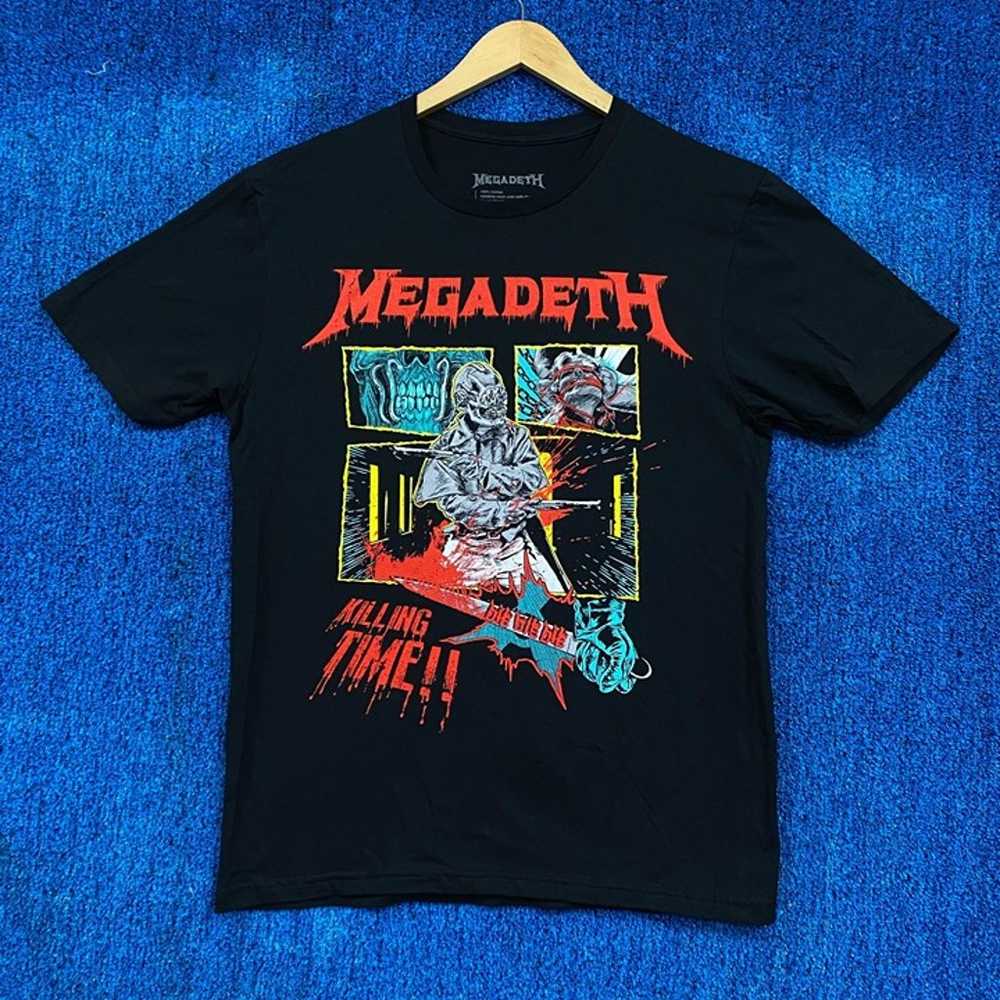 Megadeth Killing Time Crushing the World Tour Tee… - image 1