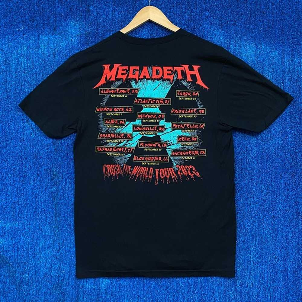 Megadeth Killing Time Crushing the World Tour Tee… - image 3