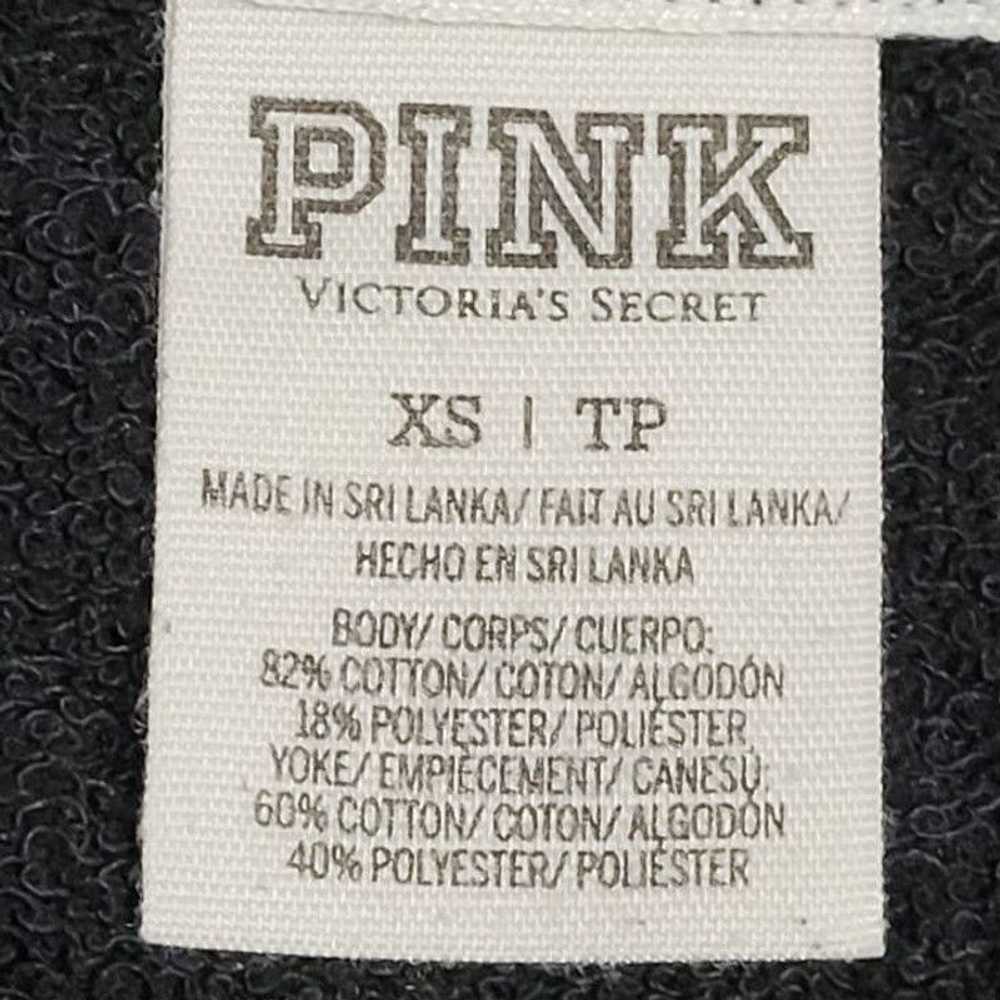 Pink Pink by Victorias Secret Collard Sweatshirt … - image 3