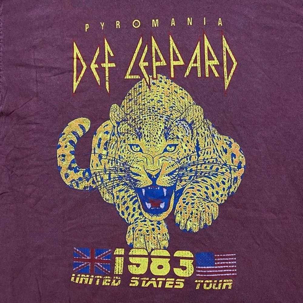 Def Leppard Pyromania United States Tour 1983 Roc… - image 2