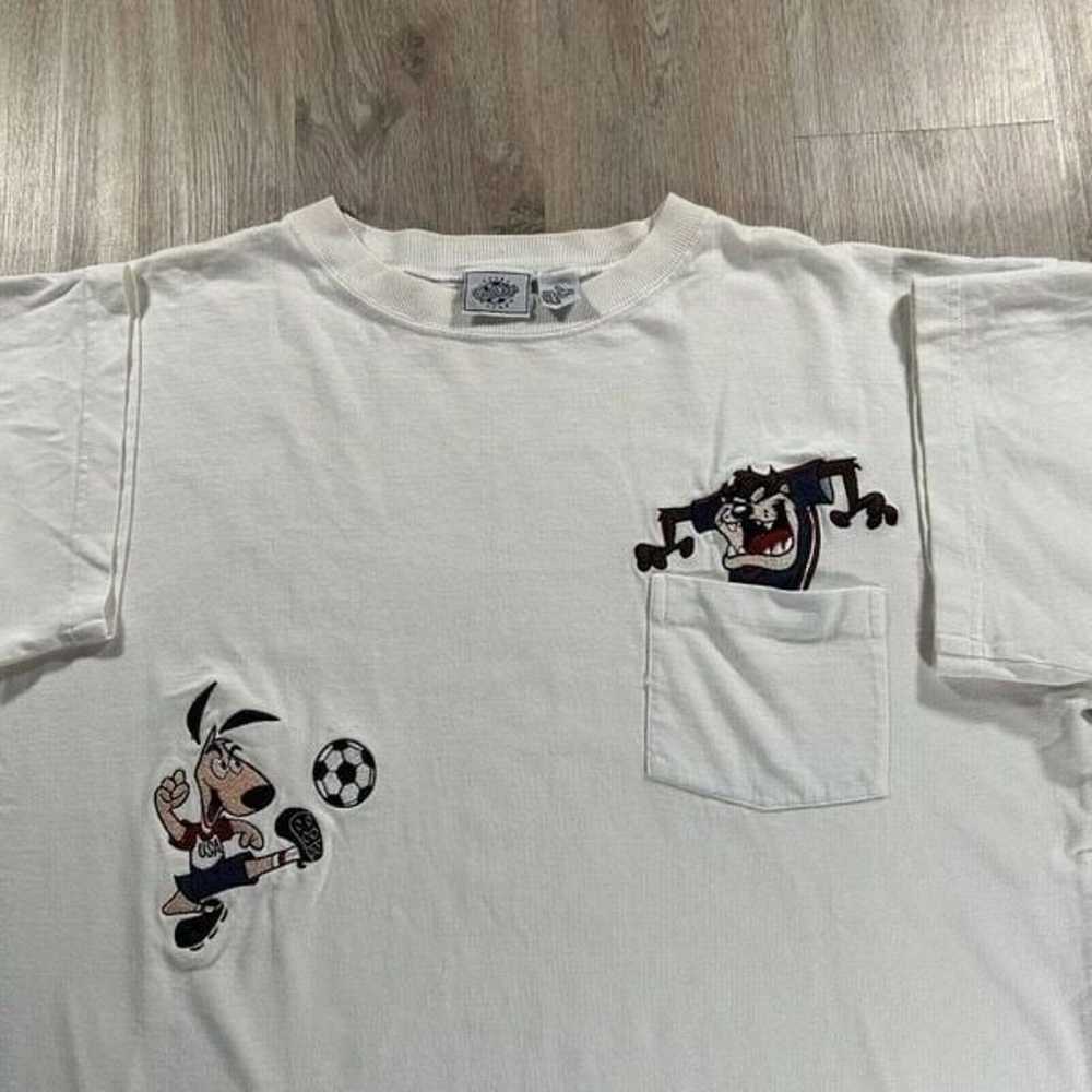 Vintage 1994 World Cup Looney Tunes Soccer T-Shir… - image 1