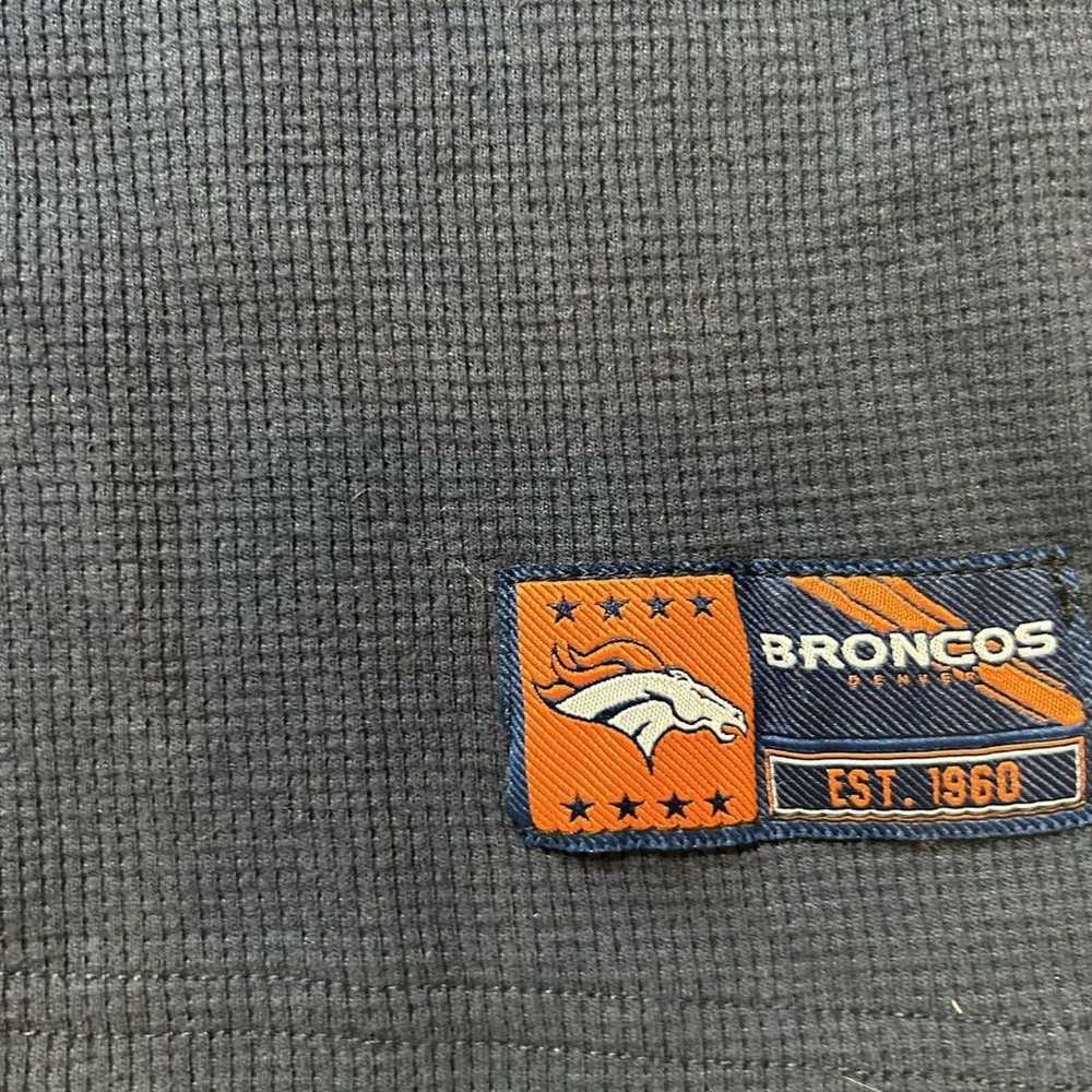 Denver Broncos Football Thermal Long Sleeve Large… - image 3