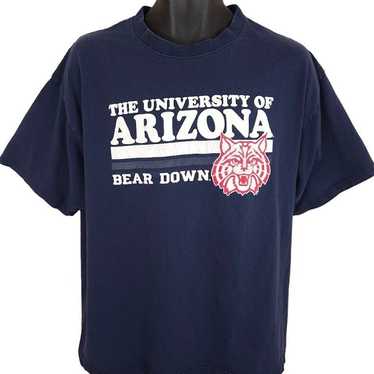 Vintage Arizona Wildcats T Shirt Mens Size XL Blue