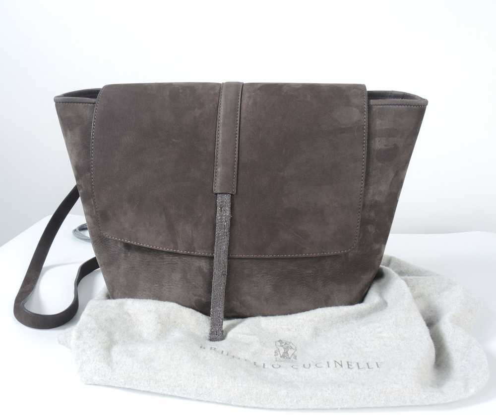 Brunello Cucinelli o1smst1ft0424 Size: OS / Suede… - image 9