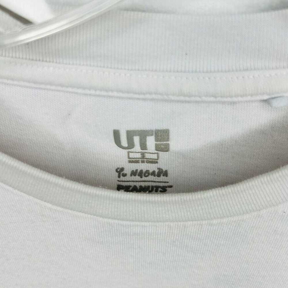 Uniqlo UT Yu Nagaba X Peanuts Shirt Sz S White Lo… - image 5
