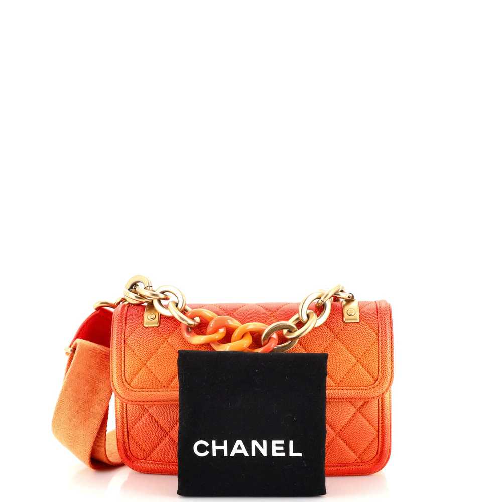 CHANEL Sunset On The Sea Flap Bag Quilted Caviar … - image 2