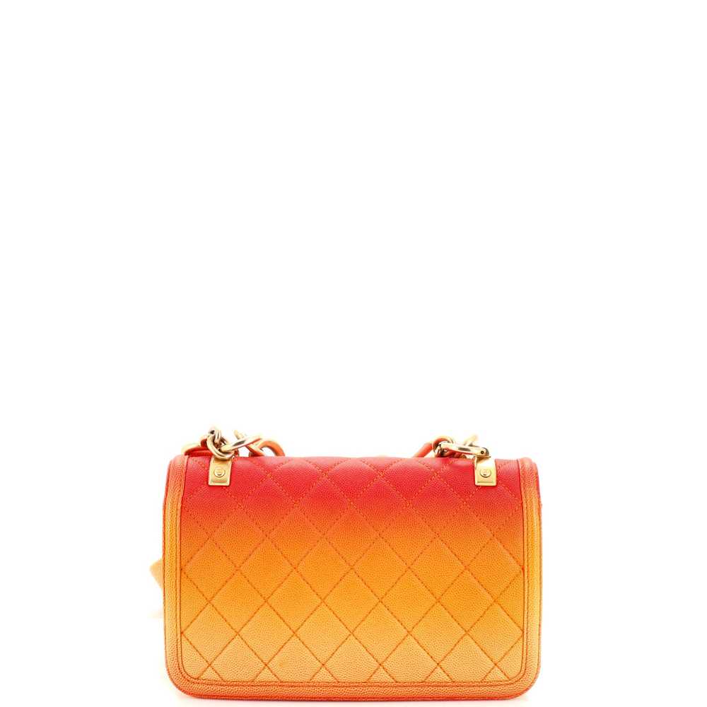 CHANEL Sunset On The Sea Flap Bag Quilted Caviar … - image 4