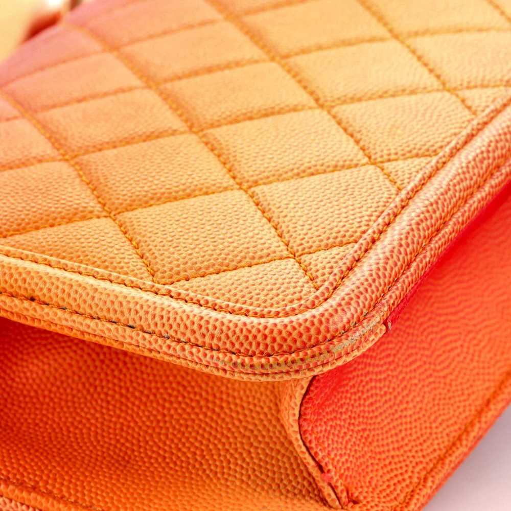 CHANEL Sunset On The Sea Flap Bag Quilted Caviar … - image 8