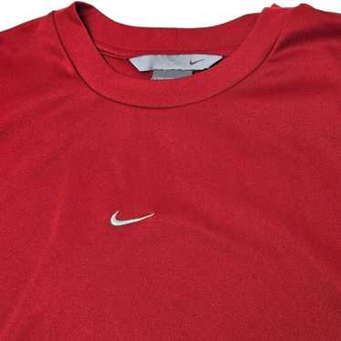 Nike Vintage Embroidered Center Swoosh Gray Tag S… - image 1