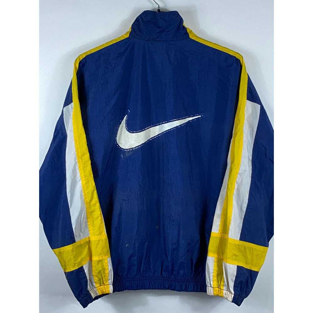 Nike Vintage 90s Nike Swoosh Logo Full Zip Windbr… - image 1