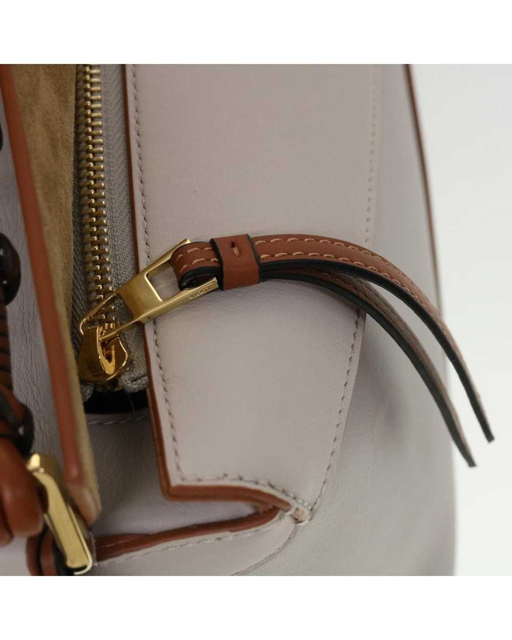 Loewe Taupe Leather Shoulder Bag with Puzzle Edge… - image 9