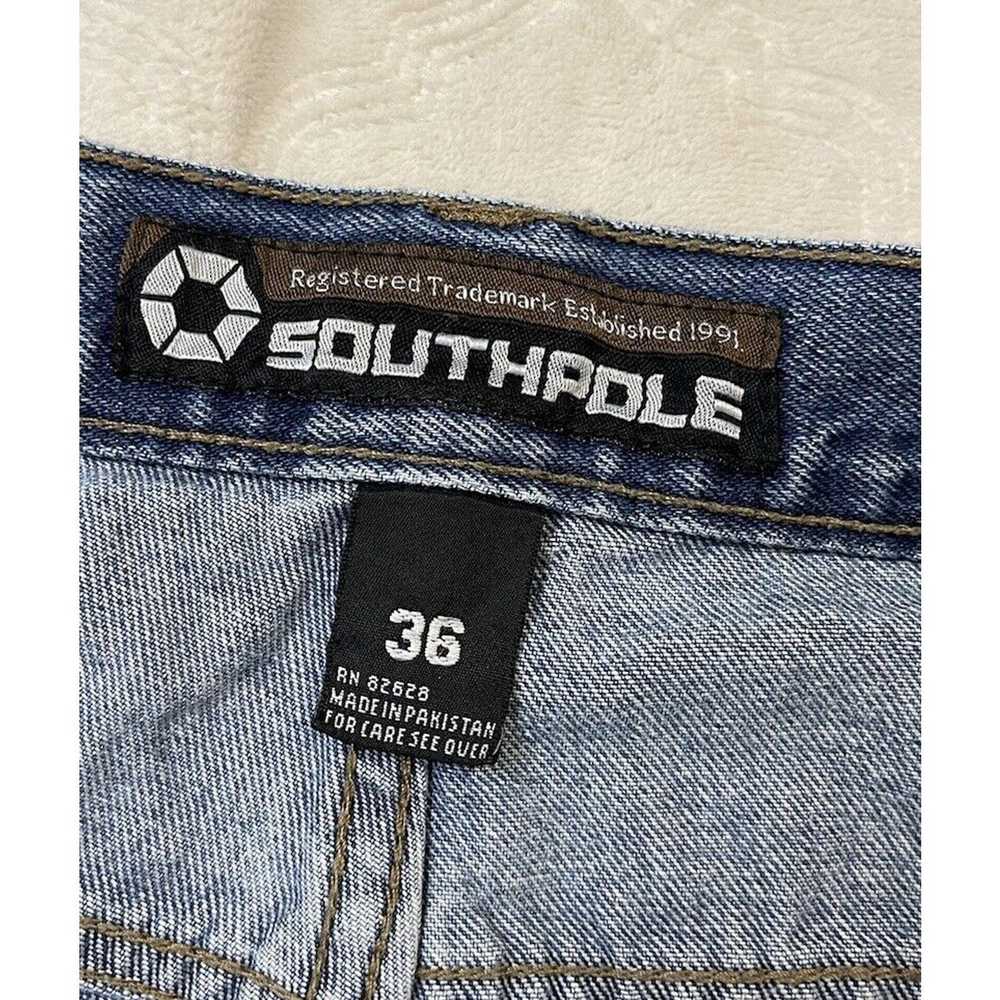 Southpole South Pole baggy y2k 36x30 jeans Skater… - image 5