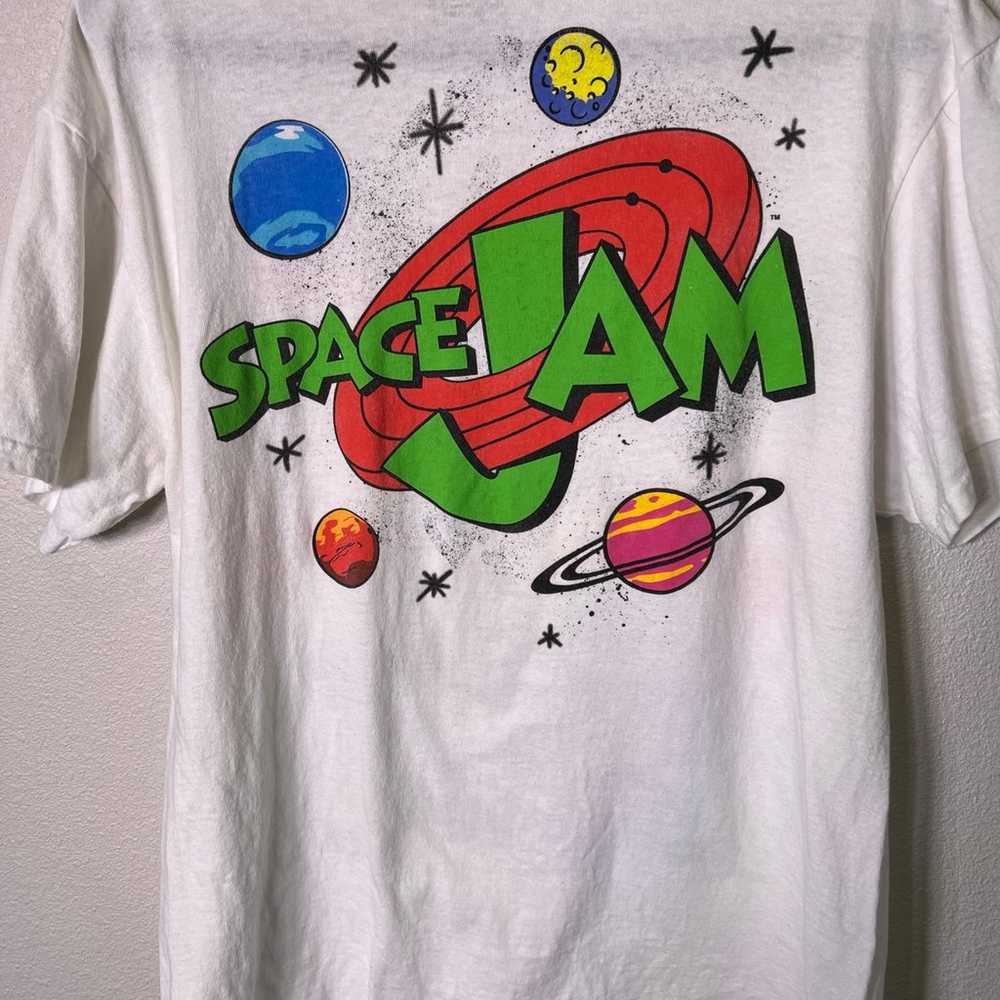 Vintage Looney Toons Space Jam Graphic Tee Men's … - image 5