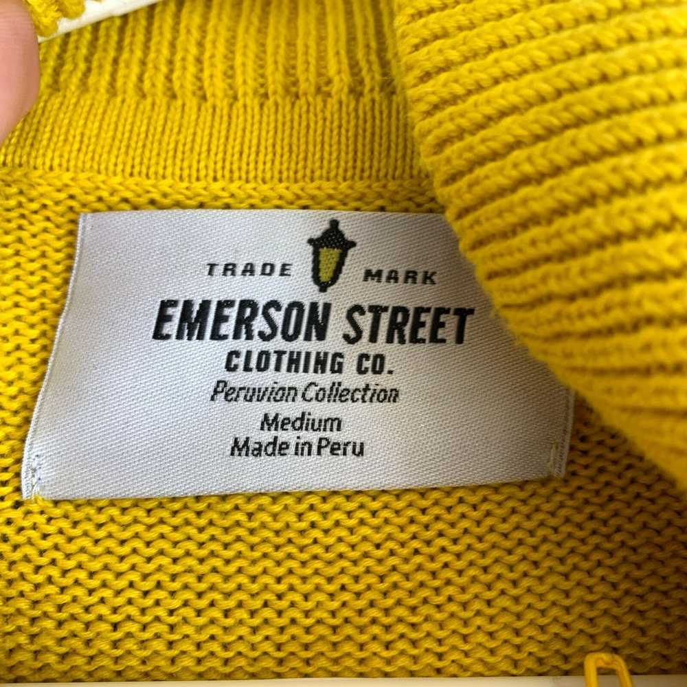Vintage Emerson Street Michigan State Zip Sweater… - image 3