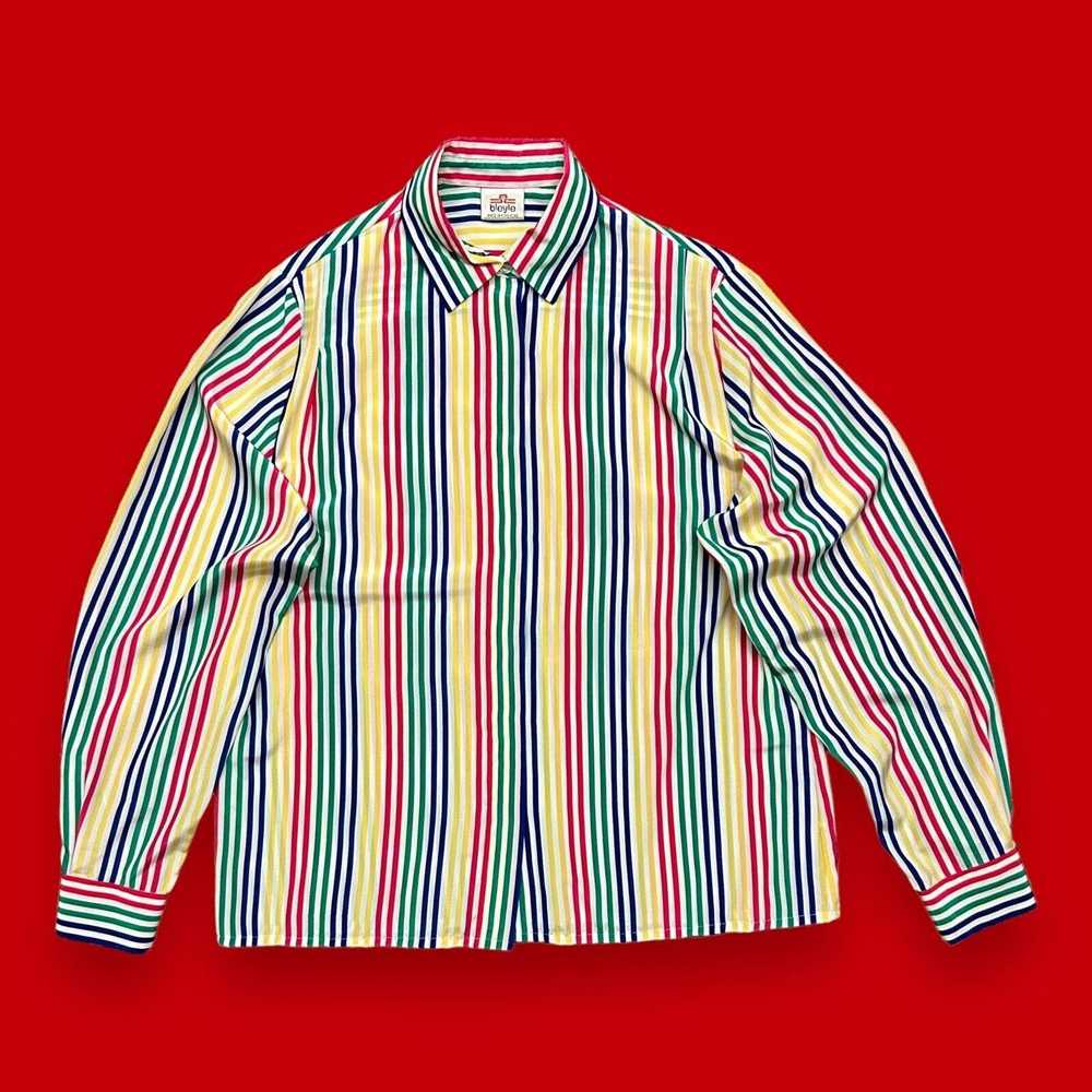 Streetwear × Vintage Vintage Clown Shirt Colorful… - image 1