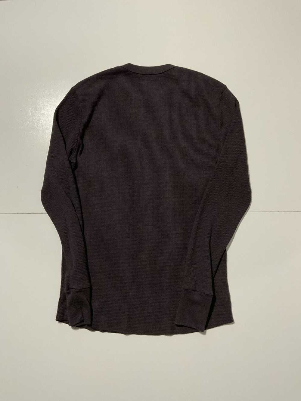 Gustin Gustin Waffle Knit Thermal Dyed L/S Pullov… - image 2