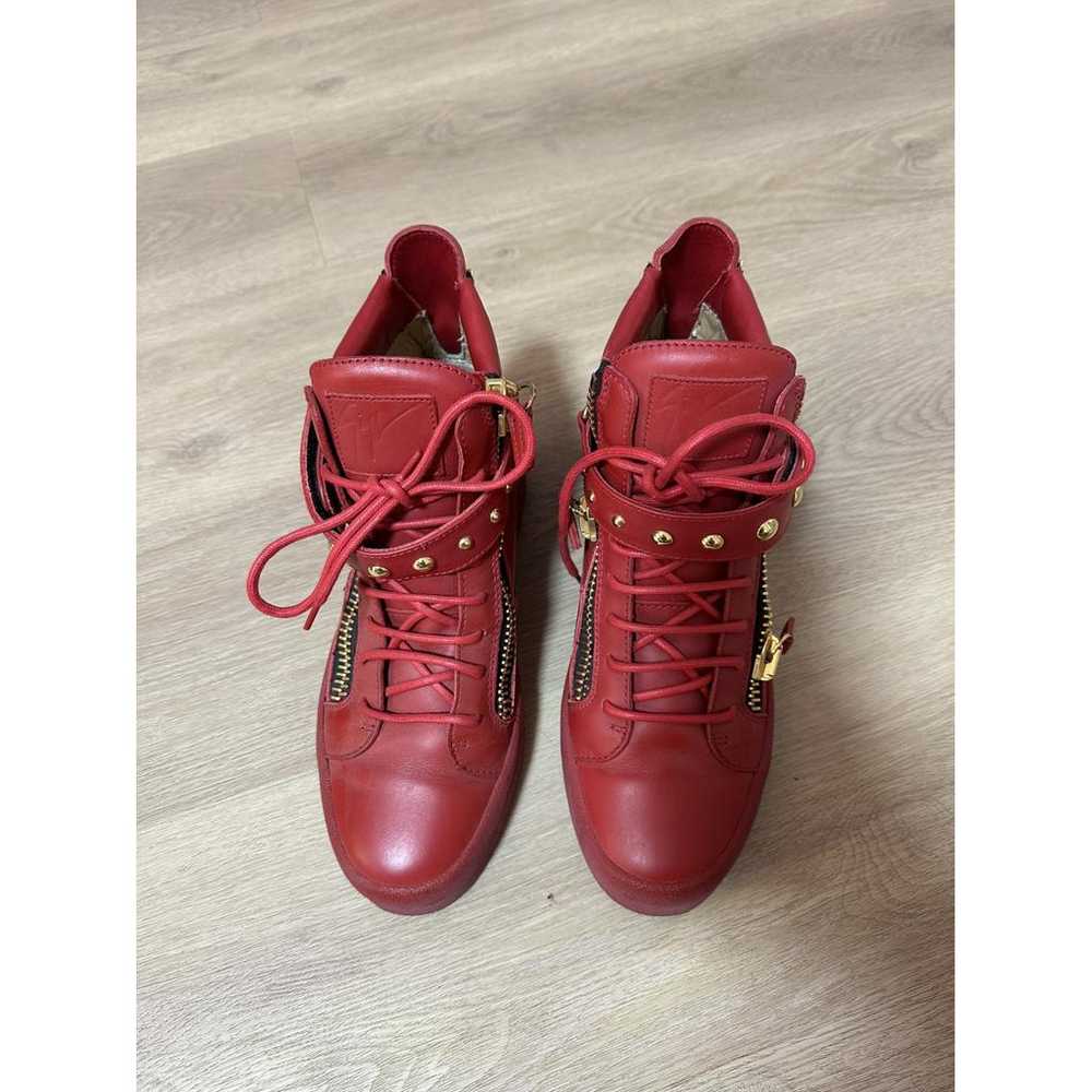 Giuseppe Zanotti Coby leather high trainers - image 8