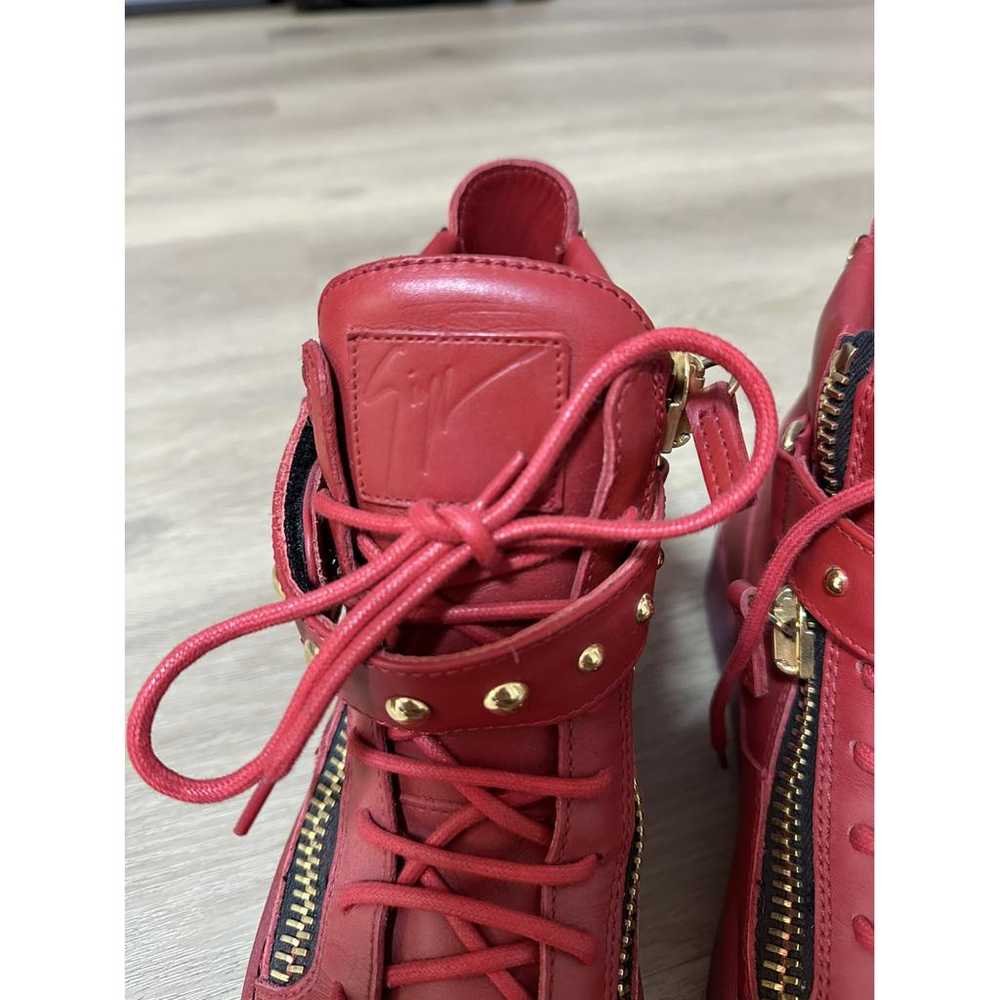 Giuseppe Zanotti Coby leather high trainers - image 9