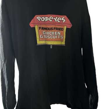 Vintage Popeyes Louisiana Chicken Long Sleeve Shi… - image 1