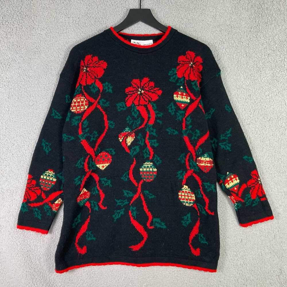 Other Vintage Christmas Acrylic Sweater Pullover … - image 3