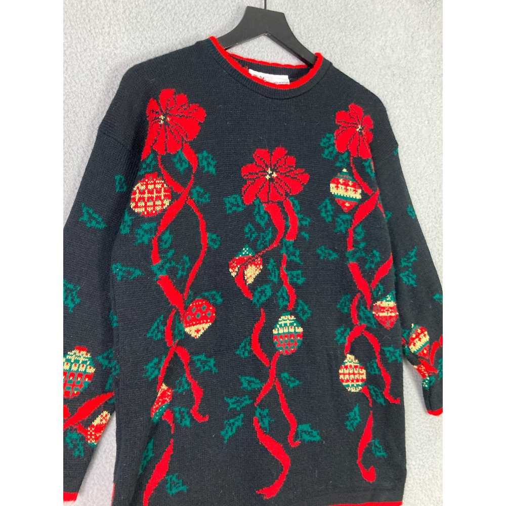 Other Vintage Christmas Acrylic Sweater Pullover … - image 6