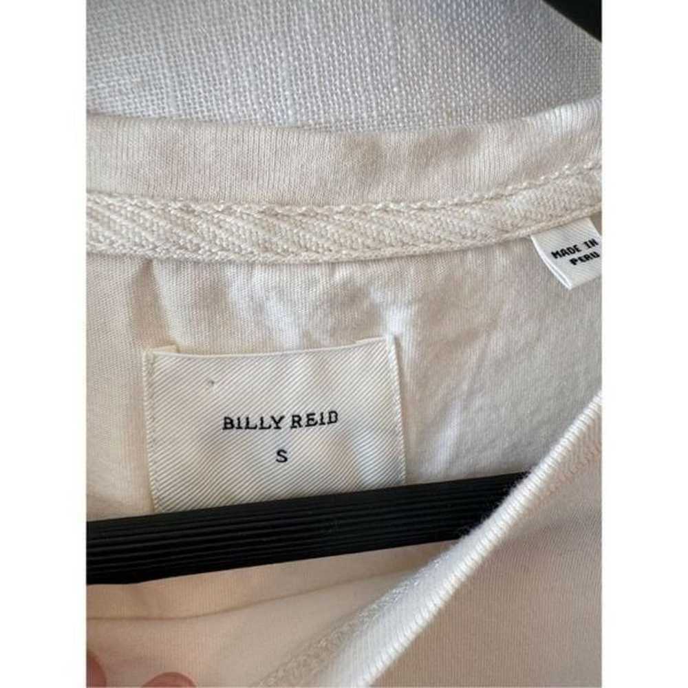 Billy Reid Vote T Shirt Cream Men’s Size Small - image 4