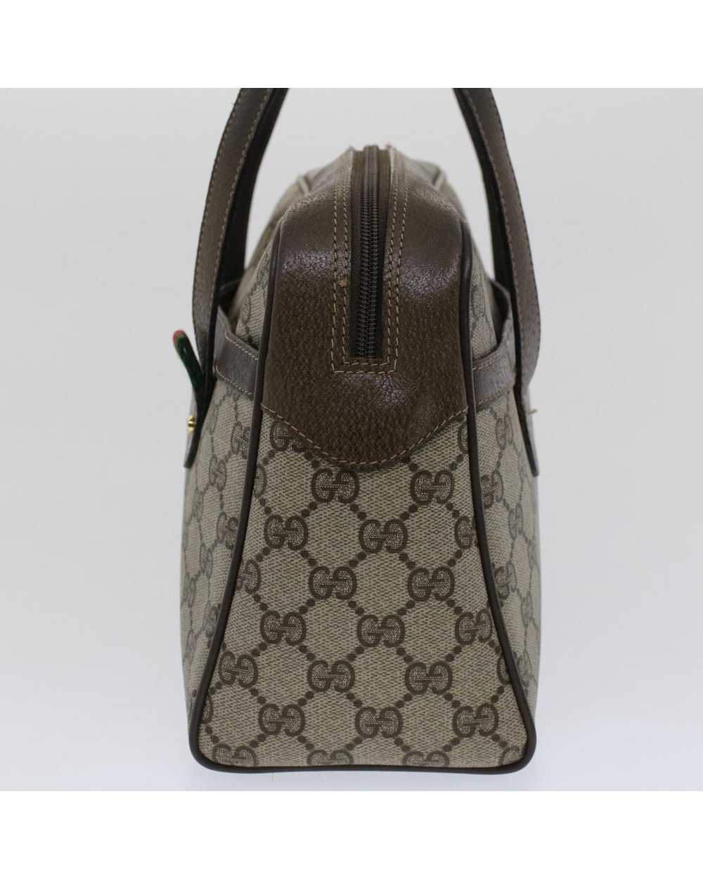 Gucci GG Canvas Web Hand Bag with Red and Green A… - image 4