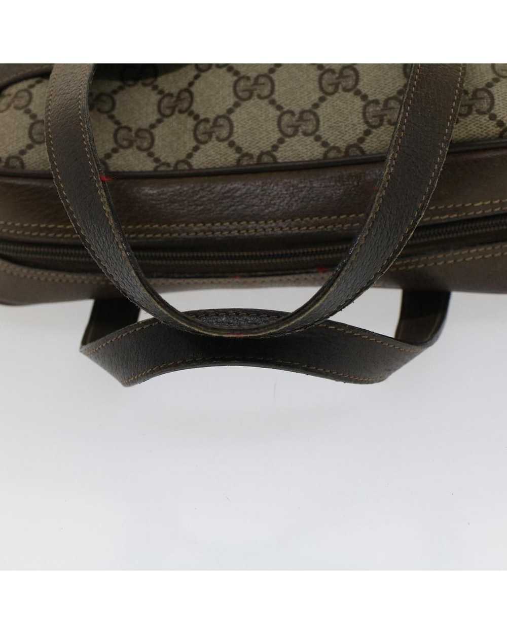 Gucci GG Canvas Web Hand Bag with Red and Green A… - image 7