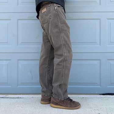 Wrangler Vintage faded brown wrangler jeans