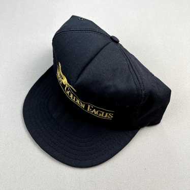 Vintage Vintage NRA Hat Snapback Black Golden Eag… - image 1