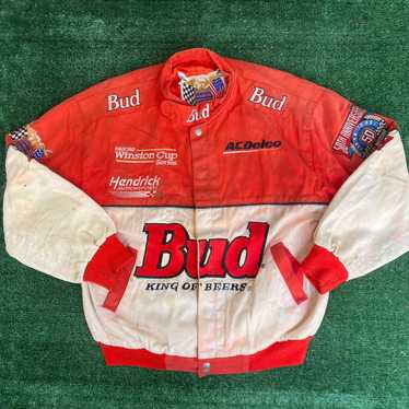 レーシングジャケット　Budweiser King of Beers ジャケット Jeff Hamilton Budweiser “King of Beer” Racing Jacket Sz. XL