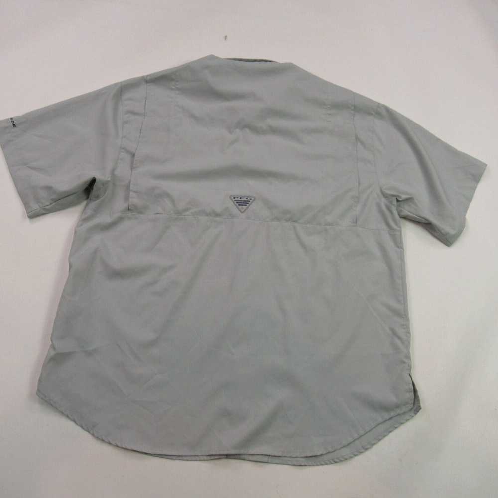 Vintage Columbia Shirt Mens Large Short Sleeve Po… - image 3