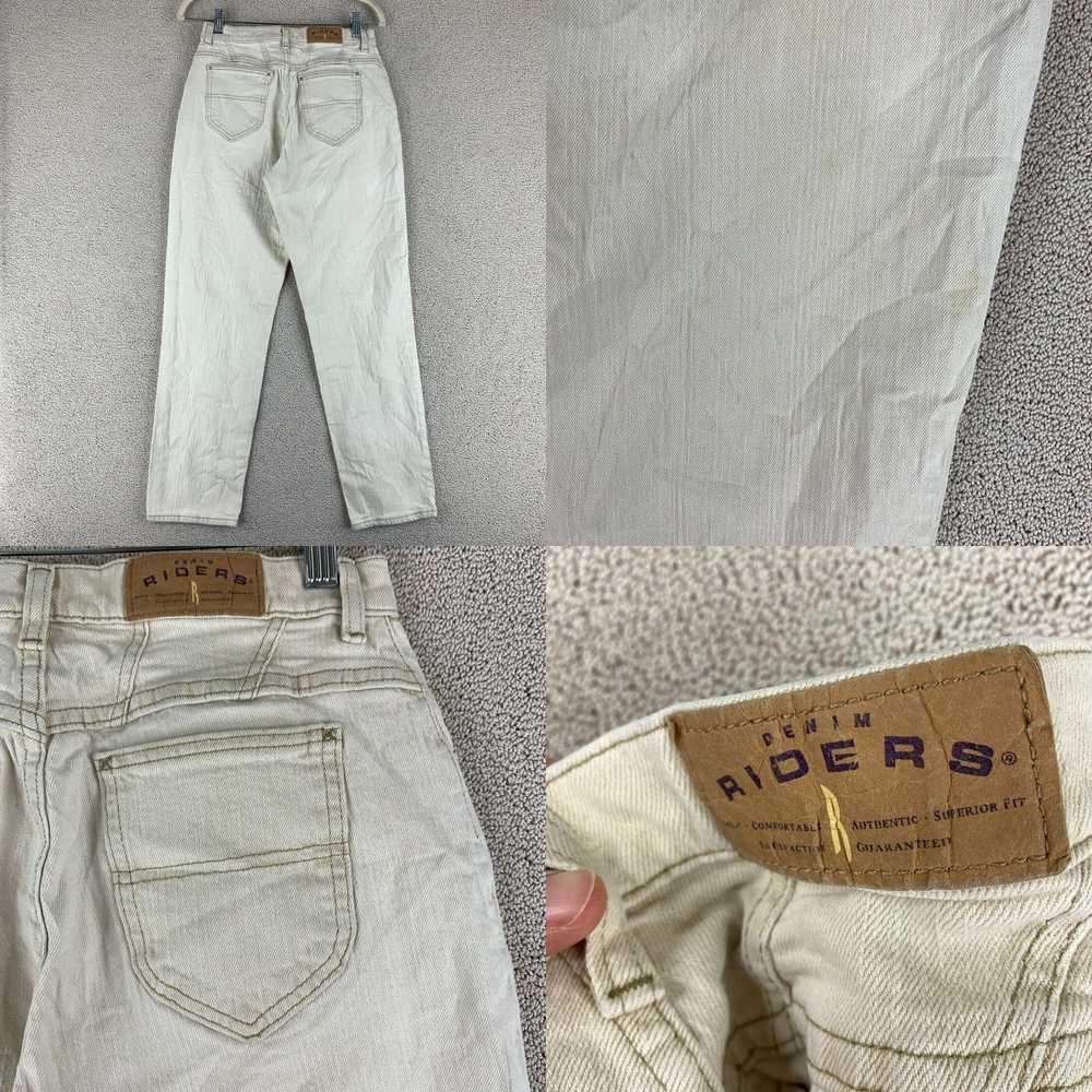 Vintage Riders Jeans Womens Petite Size 6P Cream … - image 4