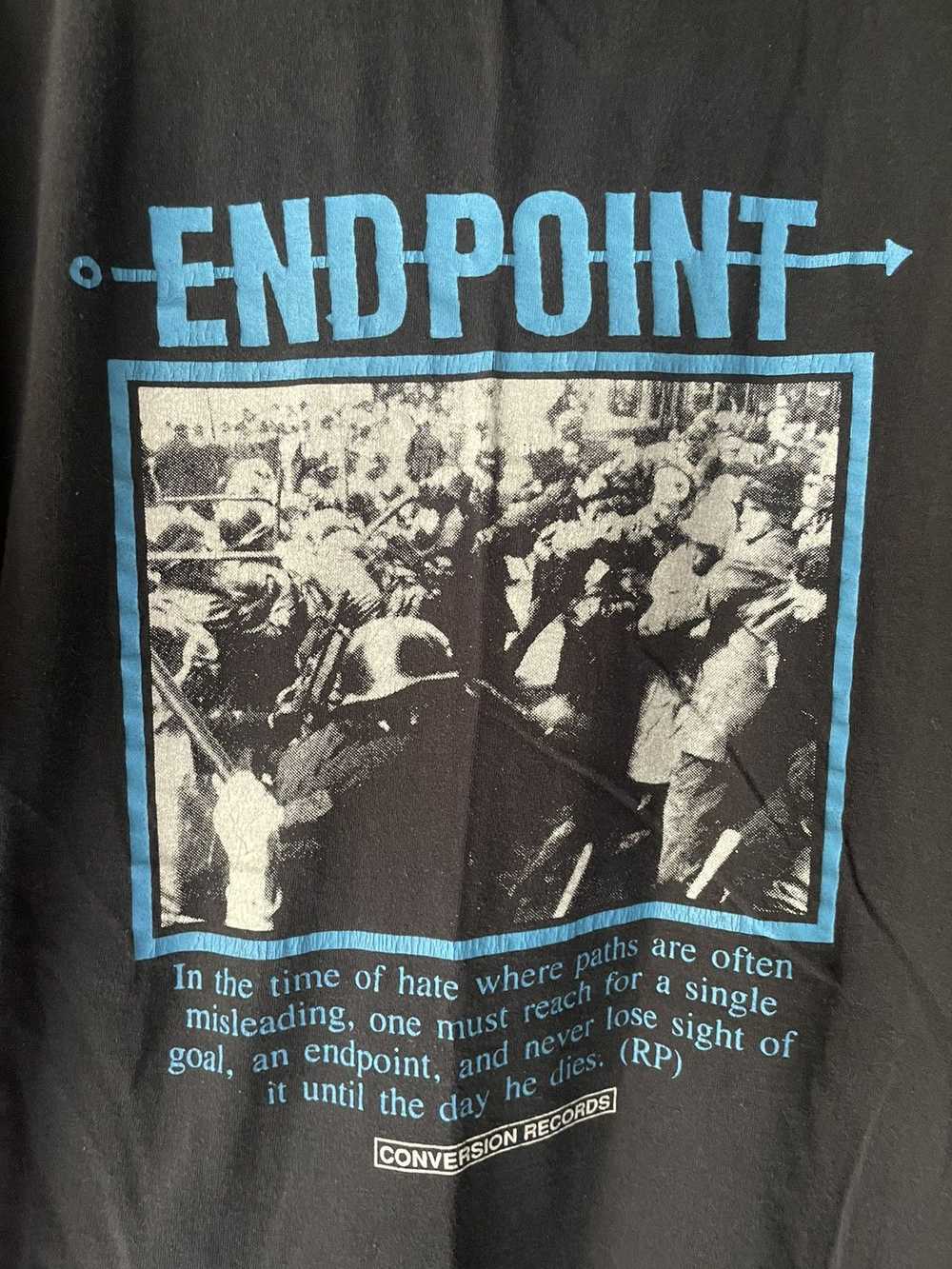 Band Tees × Vintage vintage 90s Endpoint hardcore… - image 6