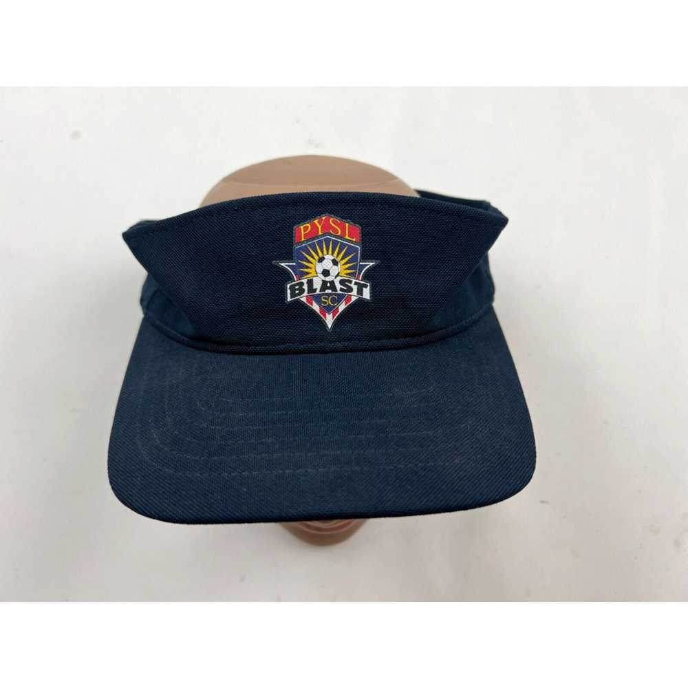 Vintage Blast Soccer Visor Hat Cap Strapback Flex… - image 1
