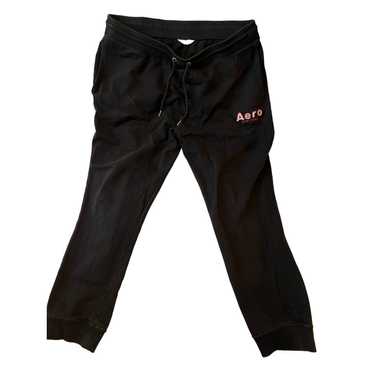 Aeropostale Aeropostale Black Stretch Jogger Mens… - image 1